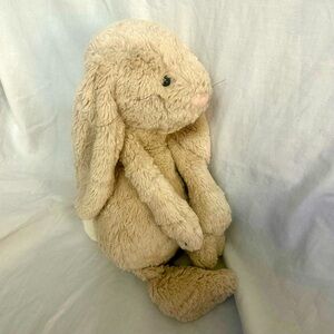 Jellycat Large Bashful Beige Bunny Retired Floppy Ears Plush Stuffed Animal Y2K